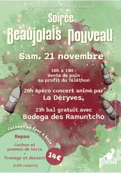 Soirée Beaujolais Nouveau