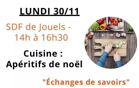 Atelier cuisine : Apéritifs de Noël