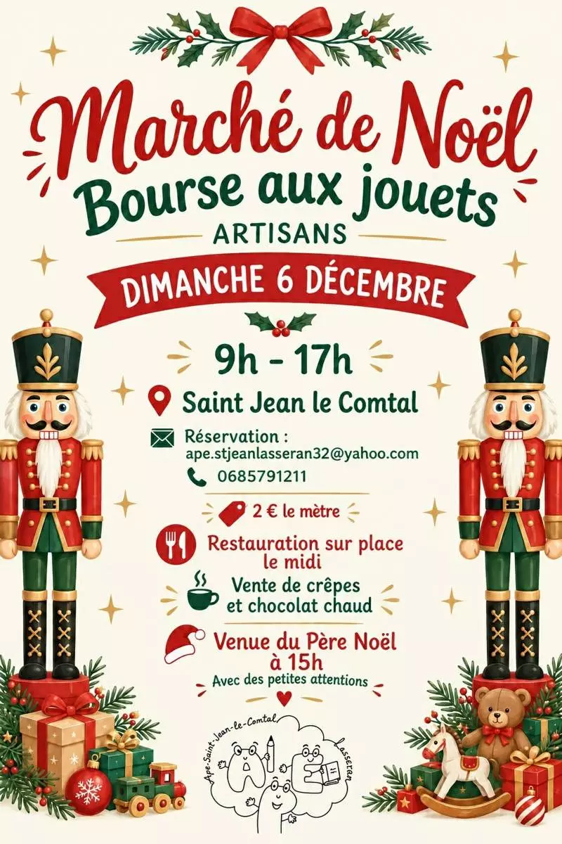 Marché de Noël et bourse aux jouets
