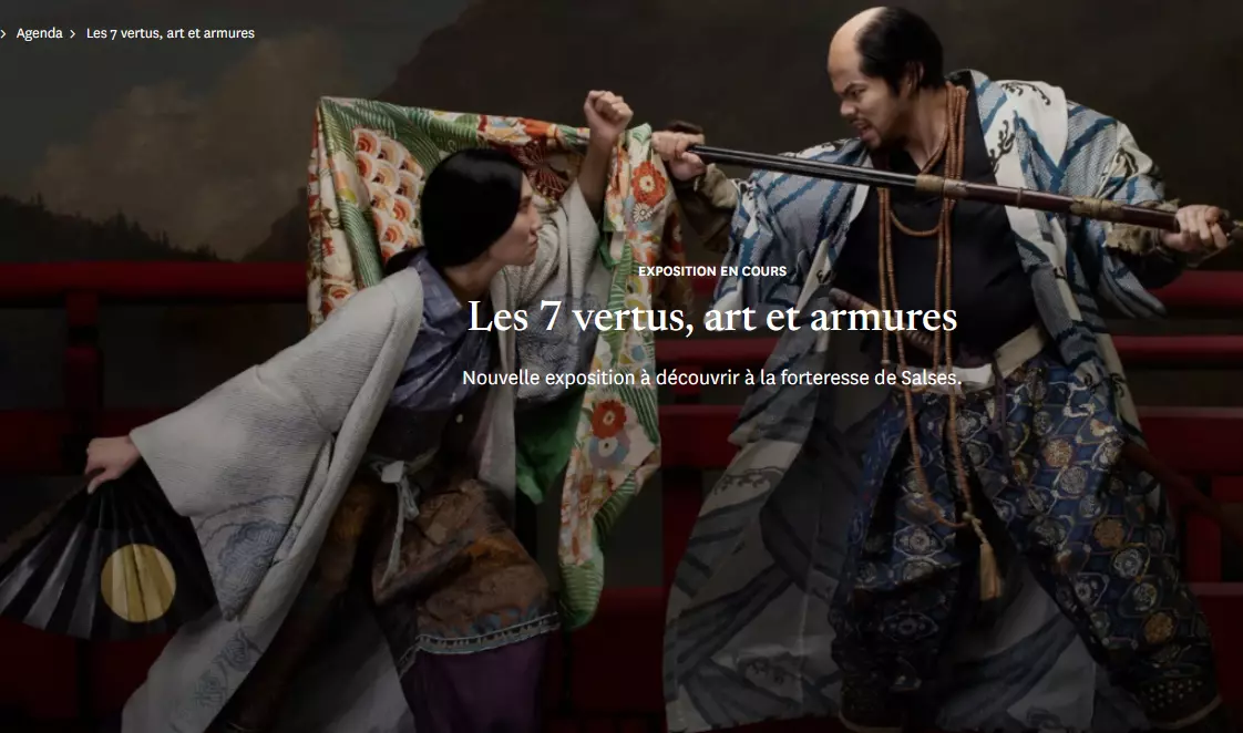 Exposition "Les 7 Vertus, Art et Armures" A la Forteresse de Salses