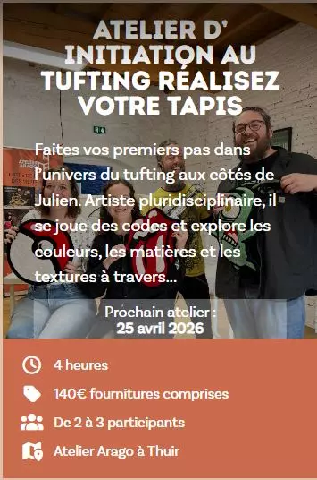 Atelier d'Initiation au Tufting Réalisez Votre Tapis