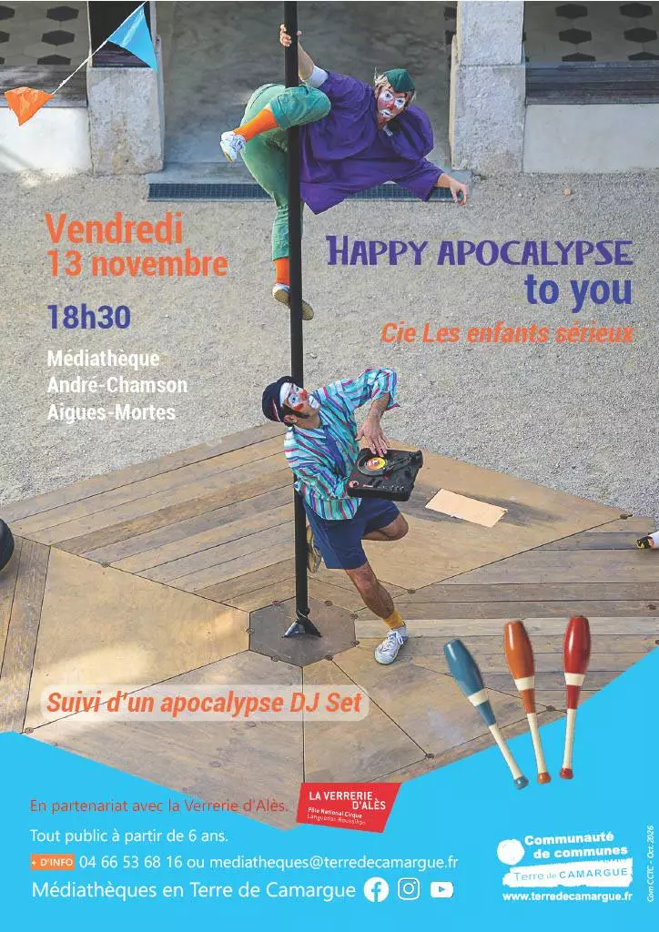 Spectacle : "Happy apocalypse to you" - Médiathèque André Chamson