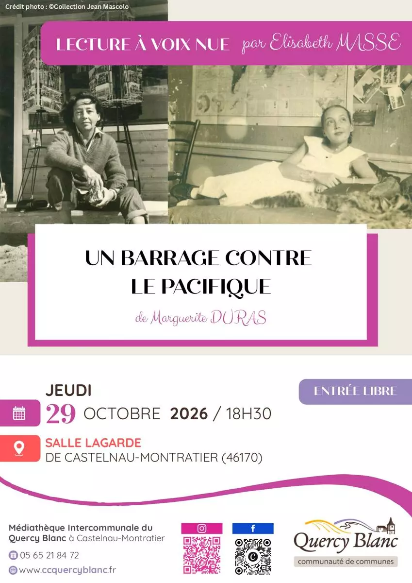 Lecture à voix nue : Un barrage contre le Pacifique