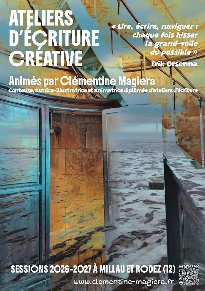 Atelier mensuel d'écriture créative - Clémentine Magiera