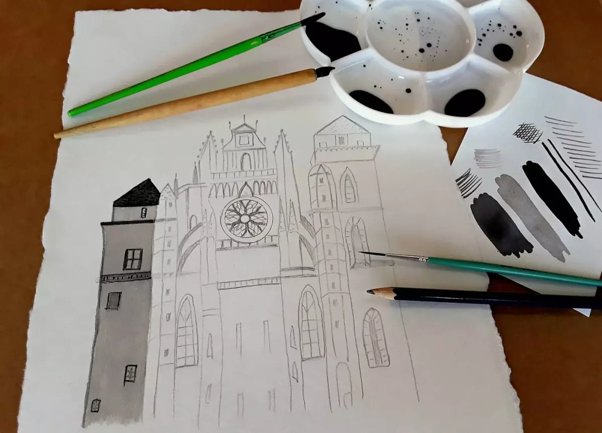500 ans du clocher - Visite/atelier à 4 mains (4-6 ans) : "Cathédrale"