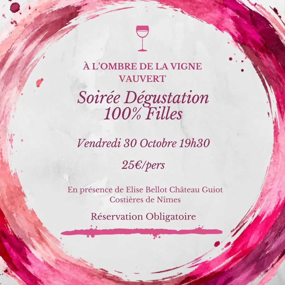 Soirée dégustation 100% filles