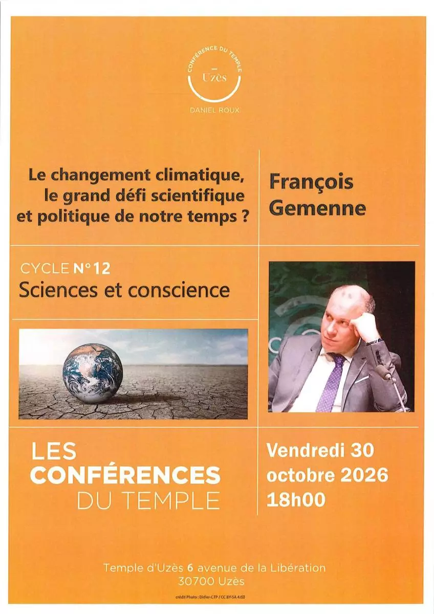 Les conférences du temple - Science et transition écologique