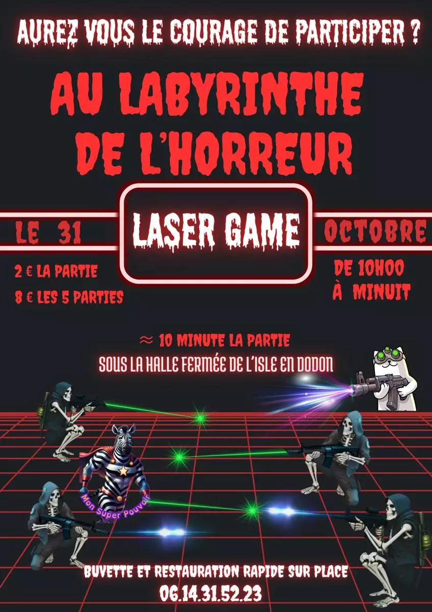 Halloween : Le Labyrinthe de l'Horreur - Laser Game