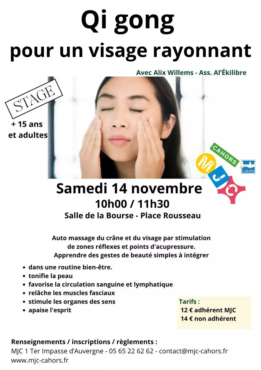 Stage de Qi Gong - pour un visage rayonnant