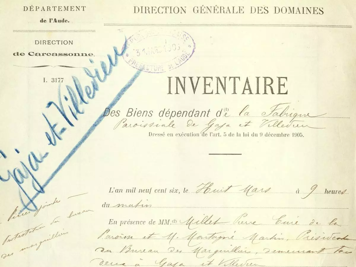 Les Archives Cultuelles, de l’Ancien Régime à Aujourd’hui