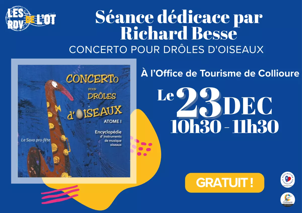 Dédicace et Concert de Richard Besse