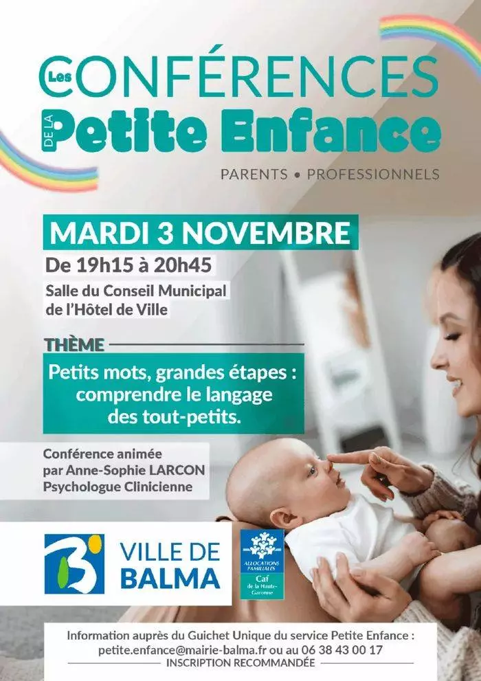 Conférence Petite Enfance - Mardi 3 novembre