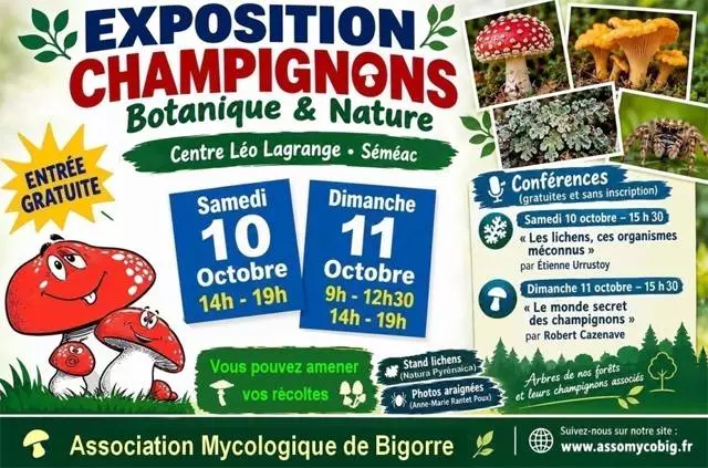 Exposition "Champignons, Botanique et Nature"
