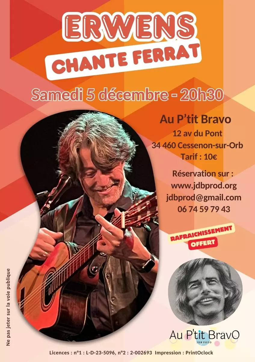 Concert - Erwens Chante Ferrat