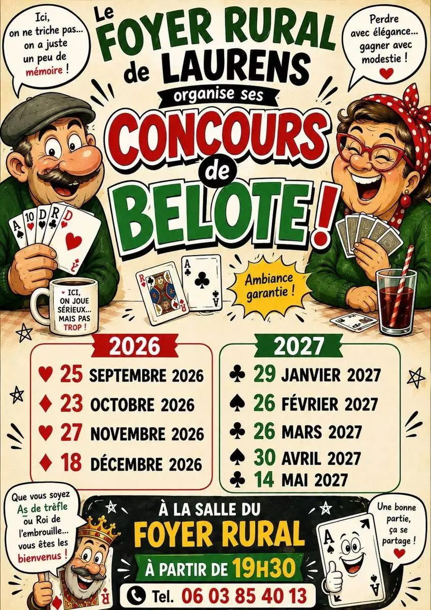 Concours de Belote !