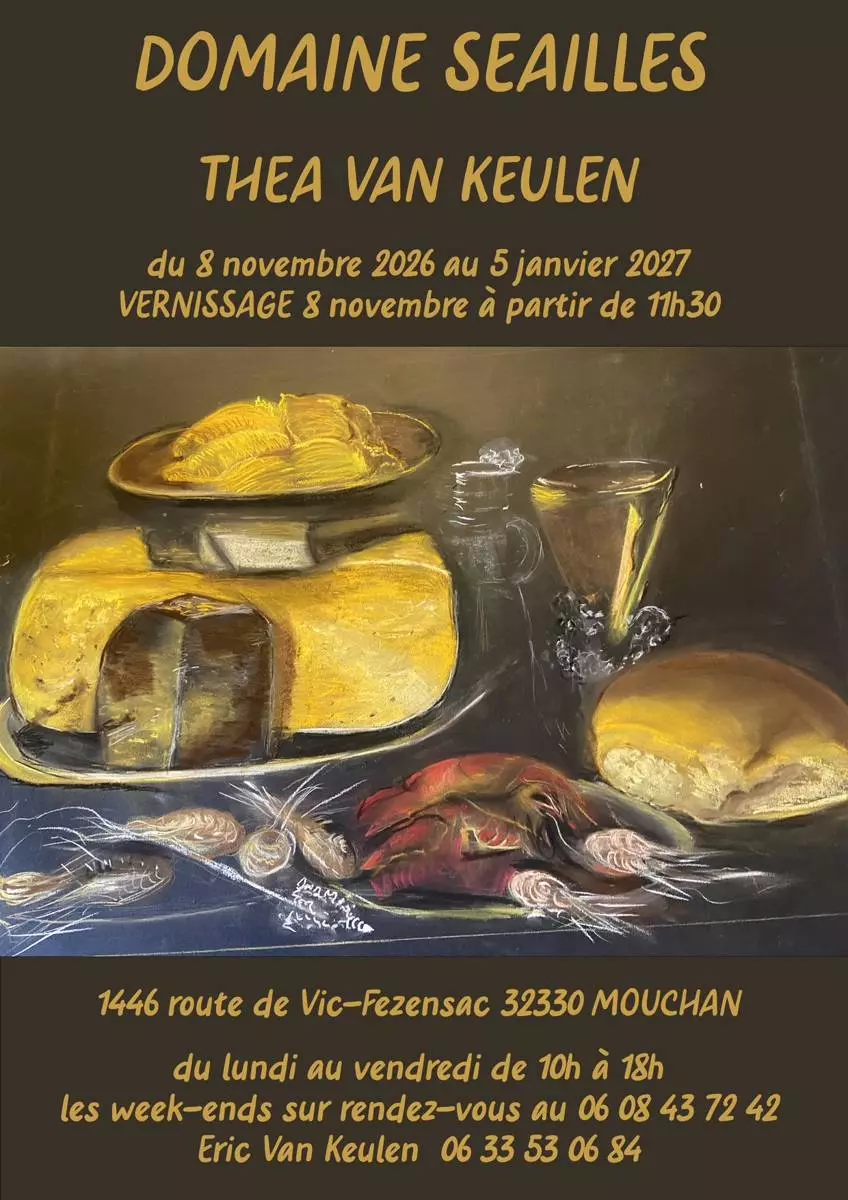 Domaine de Séailles : Exposition de Thea Van Keulen