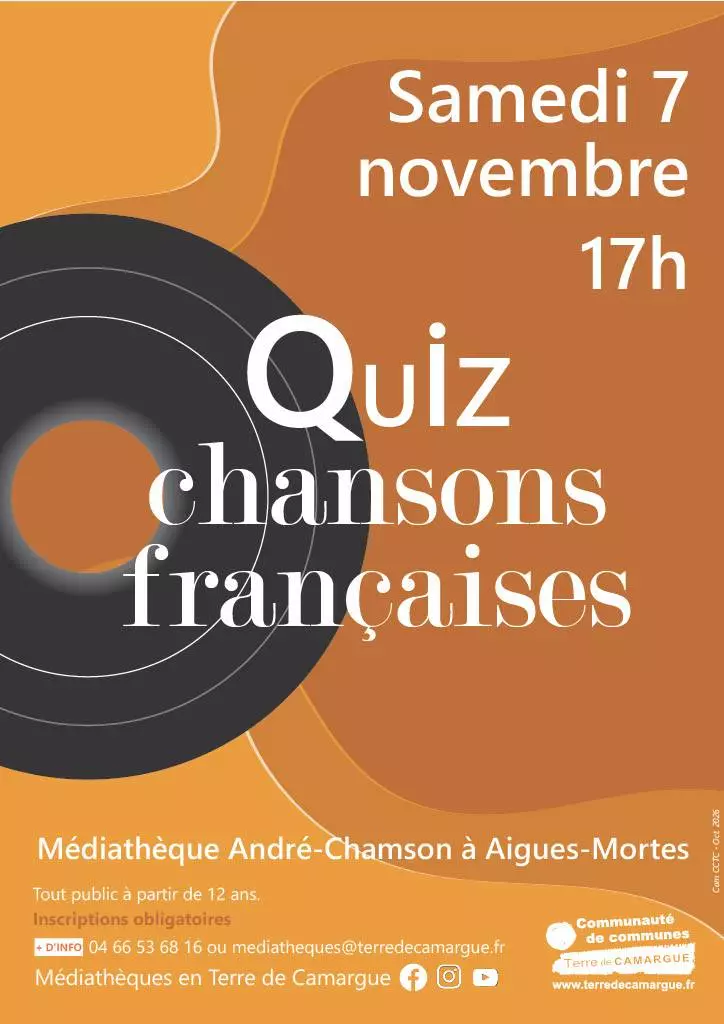 Quiz : les chansons françaises - Médiathèque André Chamson