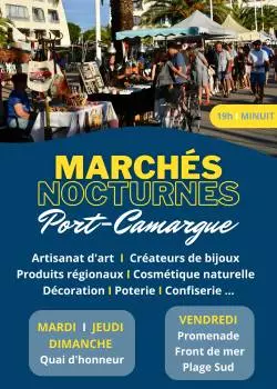 Marché nocturne plage sud