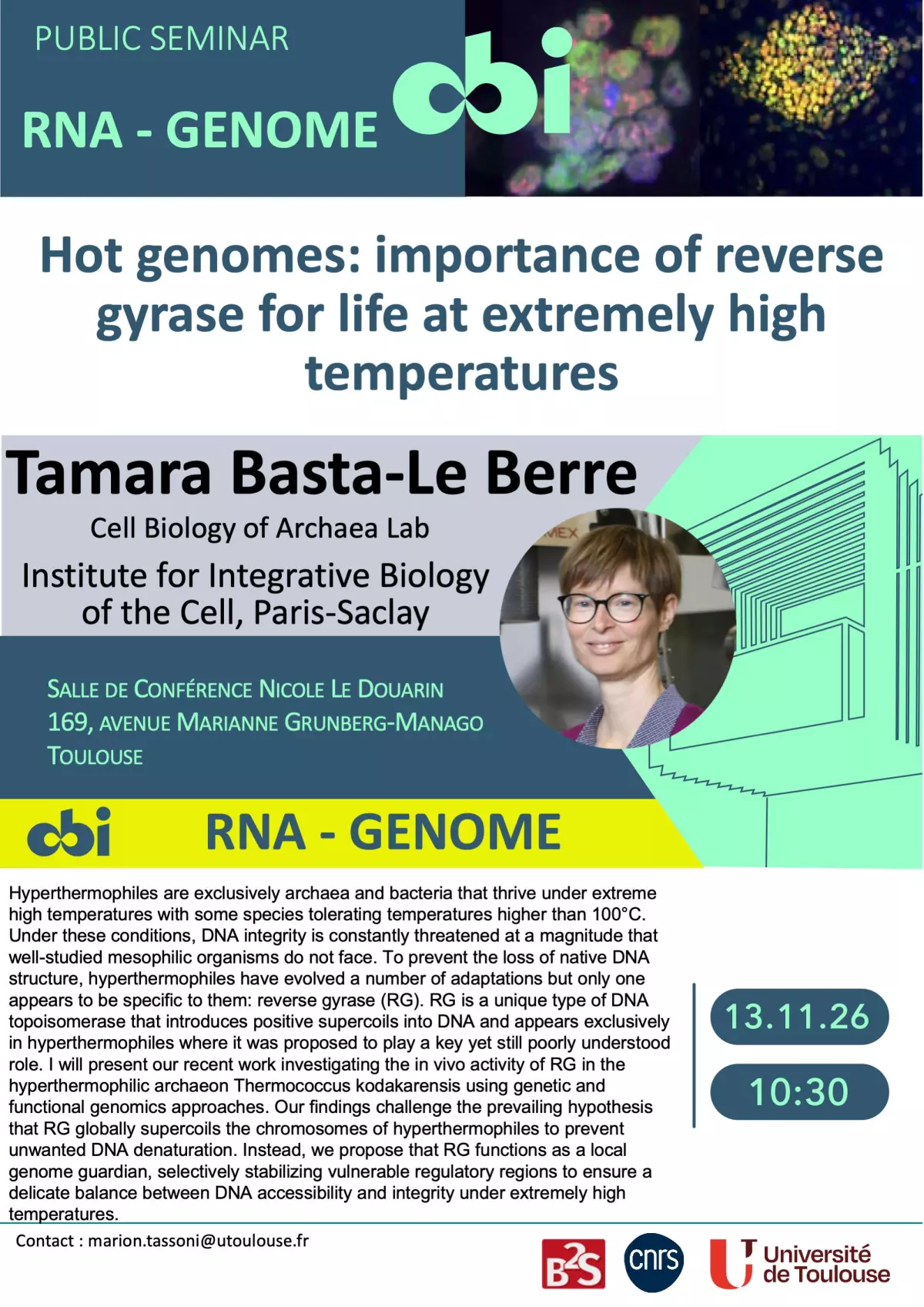 Hot genomes: importance of reverse gyrase for life at extremely high temperatures