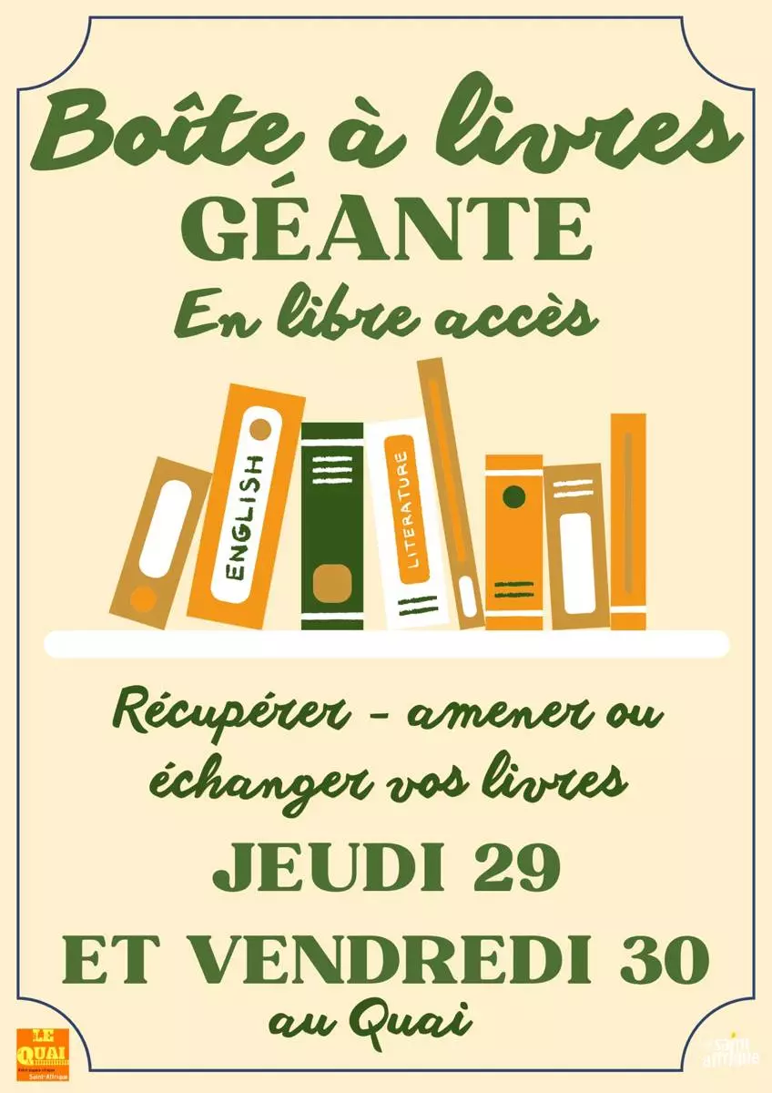 Boîte à livres Géante