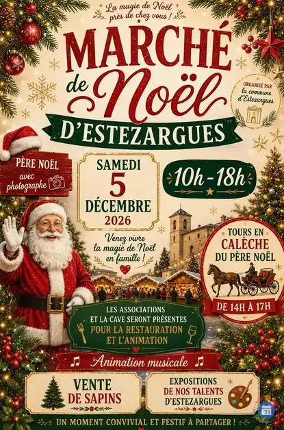 Marché de Noël à Estézargues