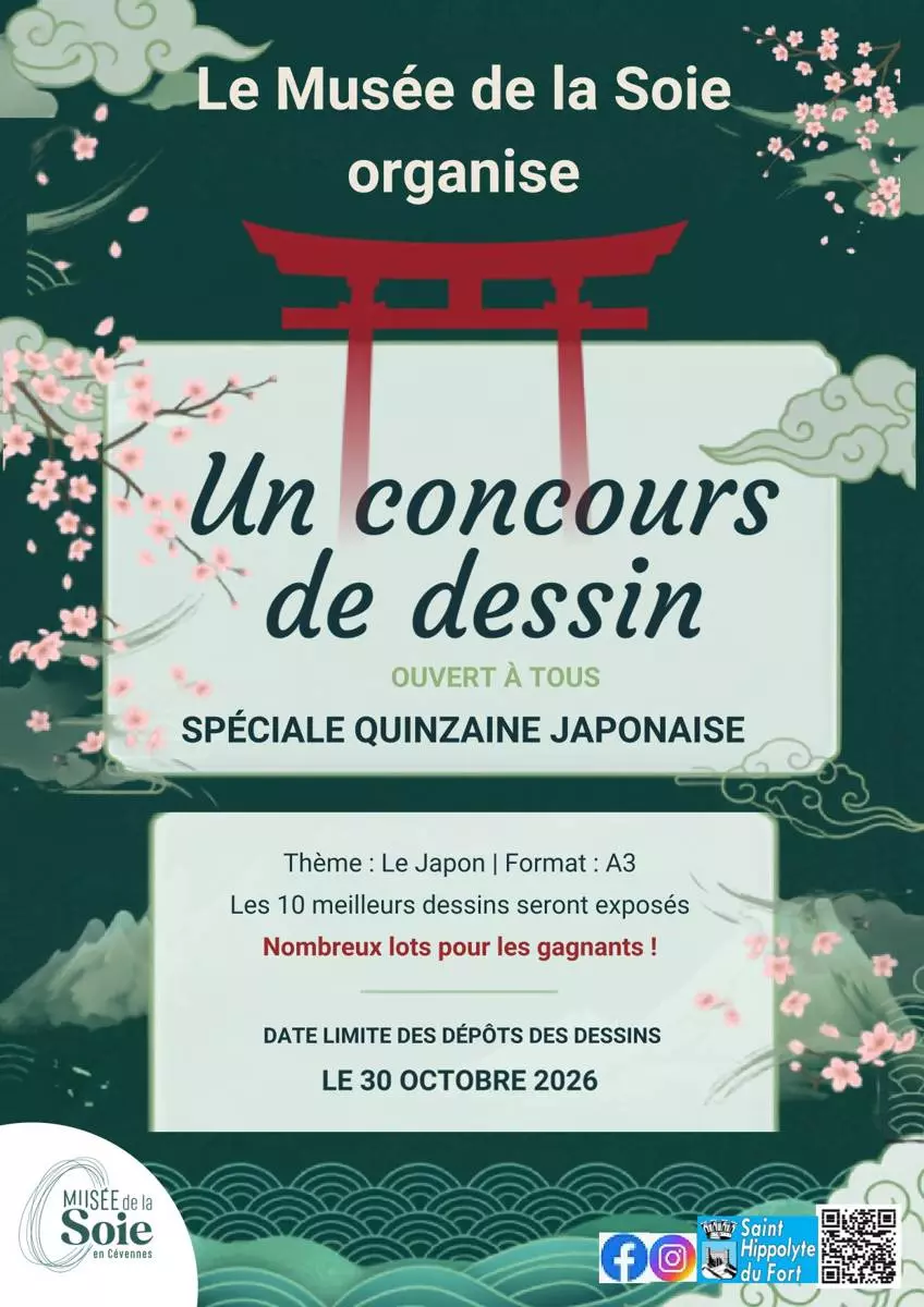 Concours de dessin spéciale quinzaine japonaise - Musée de la Soie