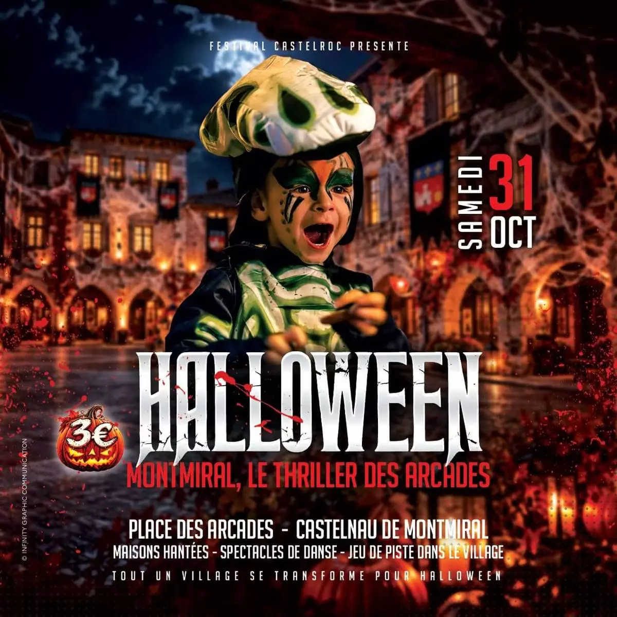 Castelween : le village se transforme pour Halloween