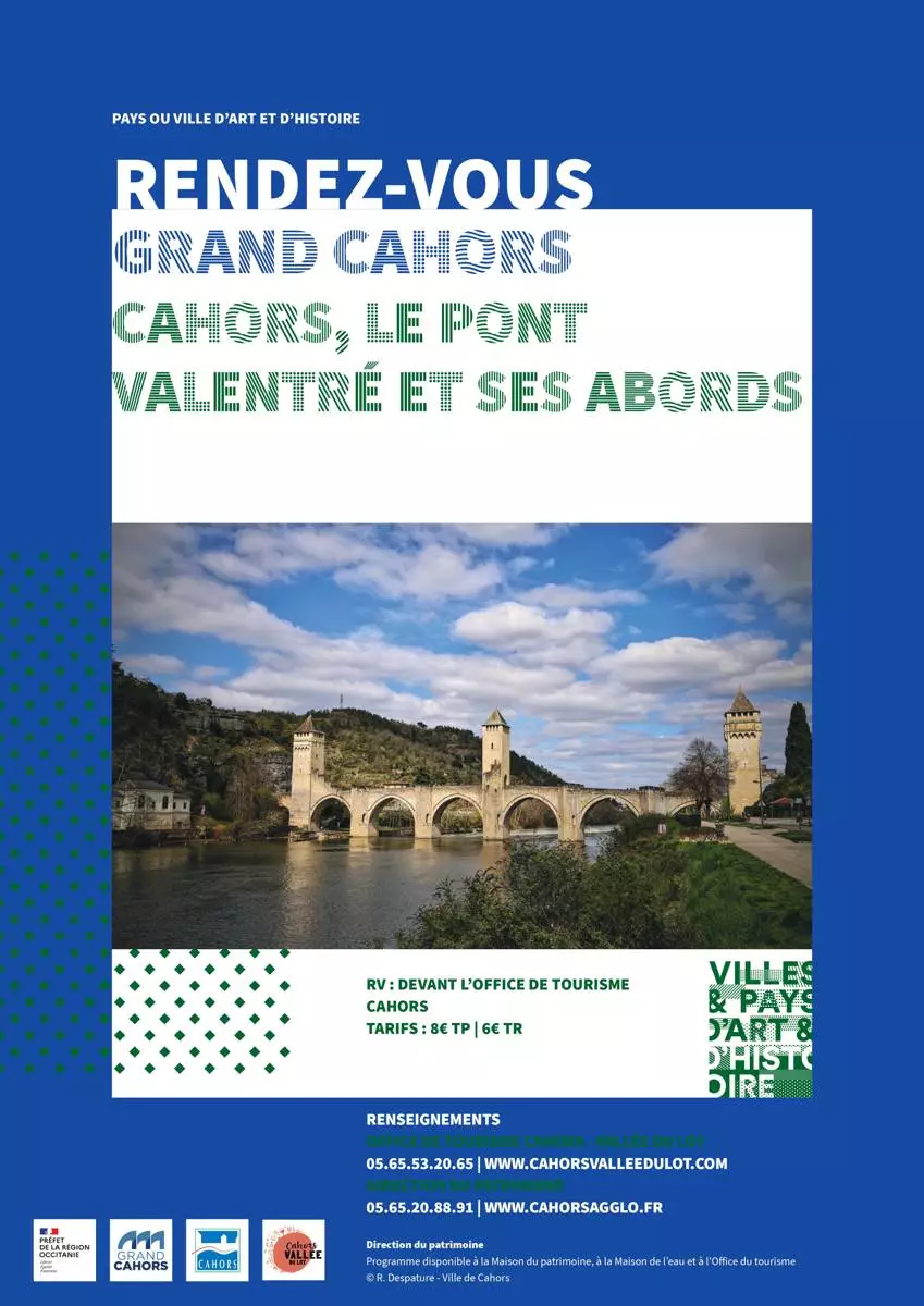 Visite guidée : Le pont Valentré et ses abords