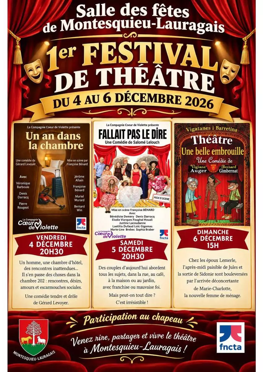 1ER Festival de Theatre de Montesquieu-Lauragais