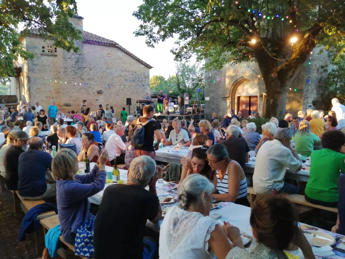 Marché gourmand musical à Pomarède