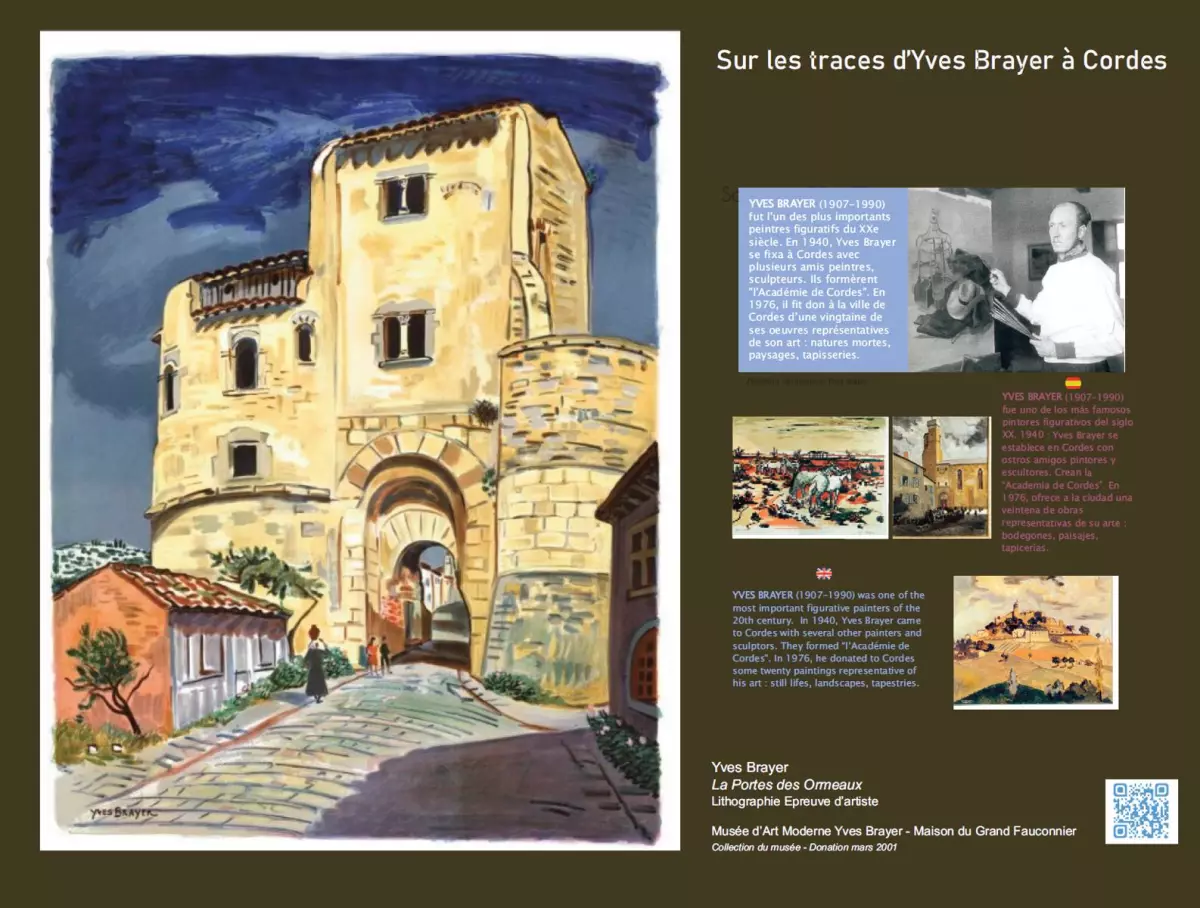 Visite dans la cité : "Dans les pas d'Yves Brayer"