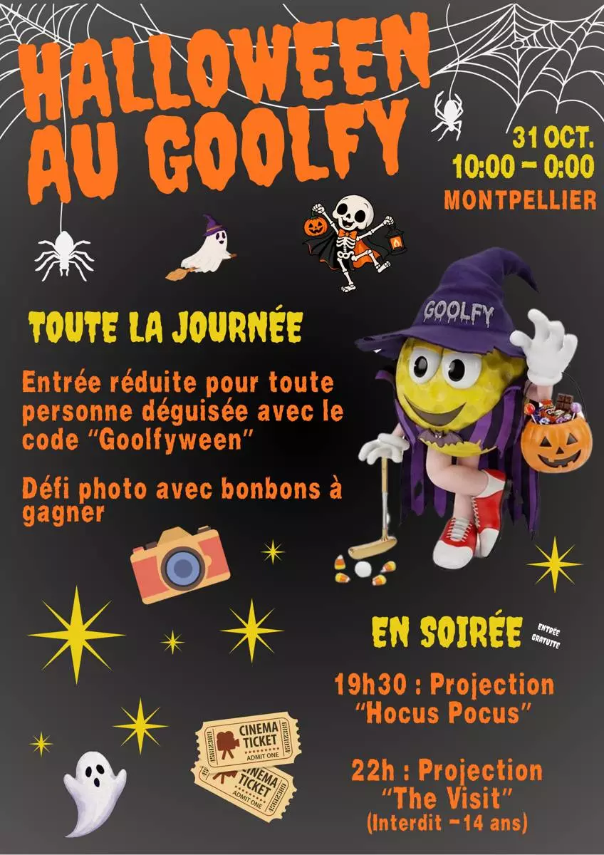 Halloween s’Invite au Goolfy Montpellier