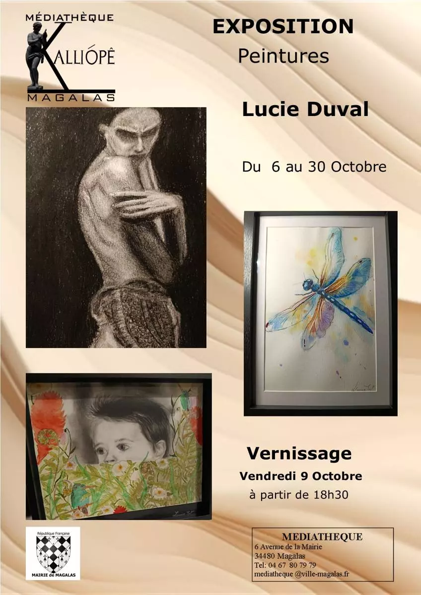 Exposition Peintures : Lucie Duval