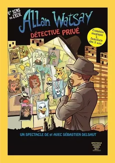 Spectacle de magie - Allan Watsay, détective privé