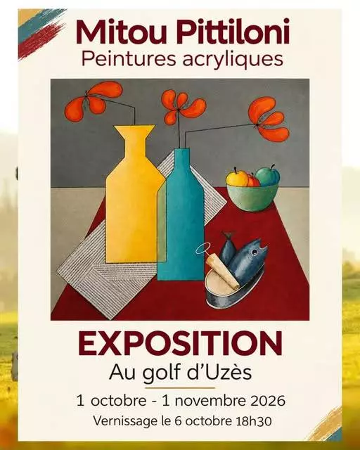Exposition de Peintures Acryliques - Mitou Pittilloni
