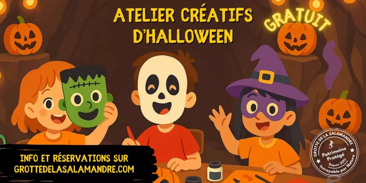 Ateliers créatifs d'Halloween à la Grotte