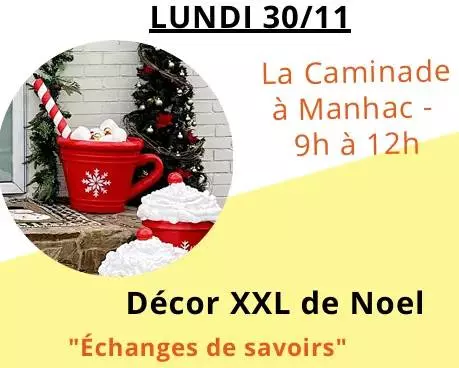 Atelier : décor XXL de Noël