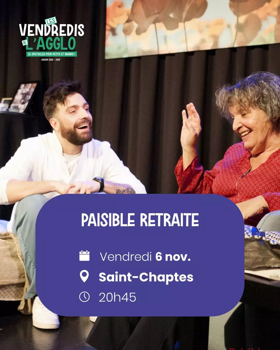Vendredis de l'Agglo - Théâtre/Comédie "Paisible retraite" à Saint-Chaptes