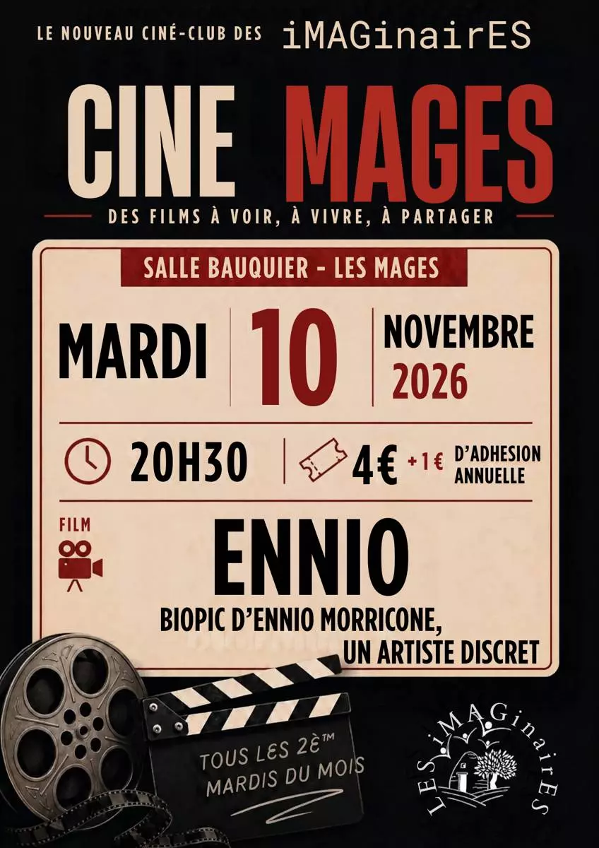 Ciné Club Les Mages - Ennio