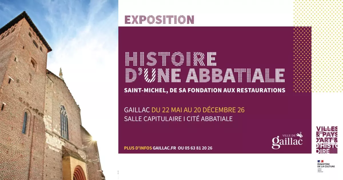 Exposition : Histoire d’une abbatiale Saint-Michel, de sa fondation aux restaurations