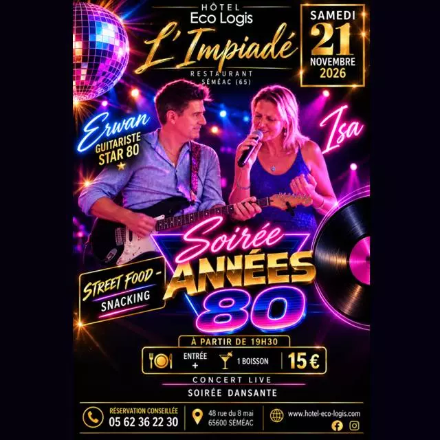 Soirée Années 80