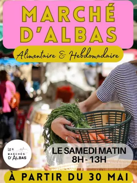 Marché à Albas