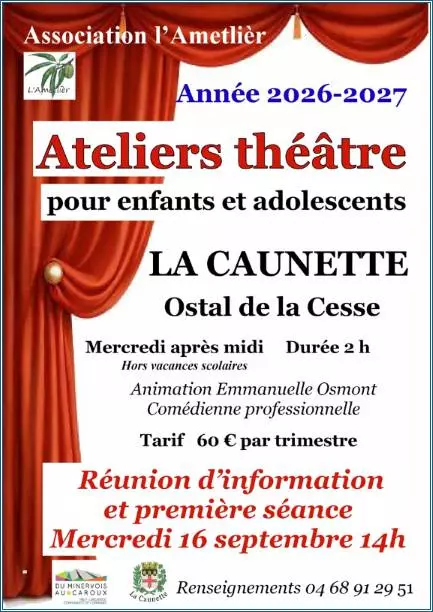 Atelier Théâtre pour Enfants & Ado