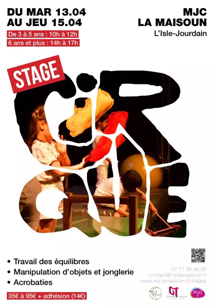 Stage de cirque d'avril