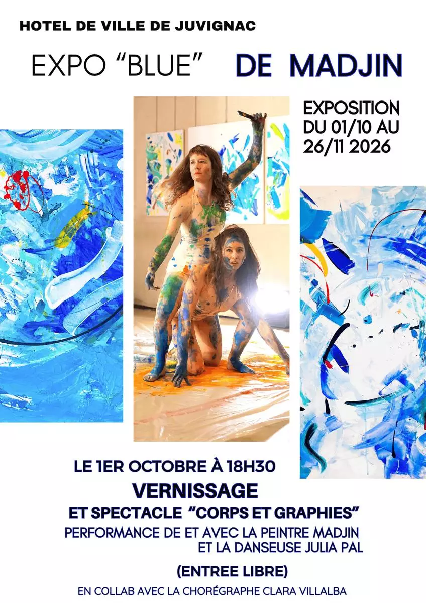 Exposition "Blue"De Madjin