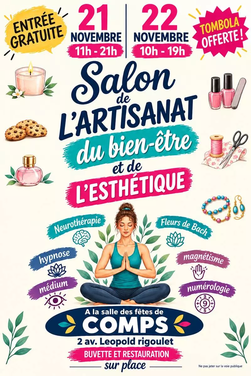 Le salon de l'artisanat du bien-être et de l'esthétique