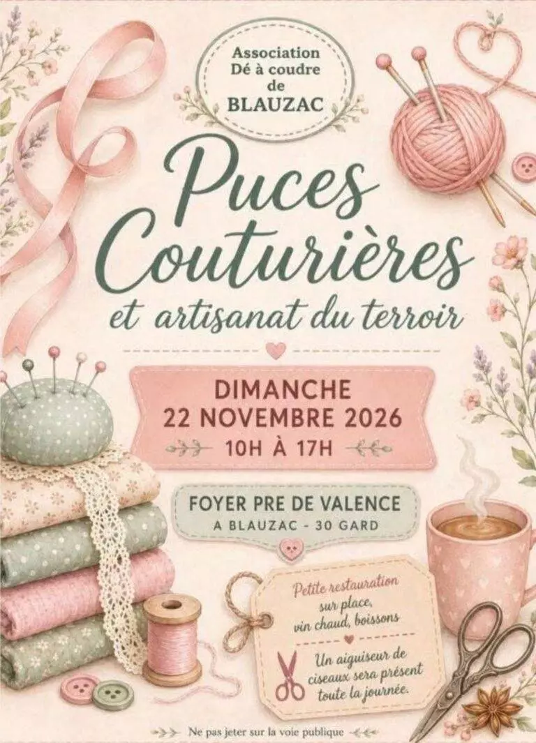 Puces couturières et artisanat du terroir