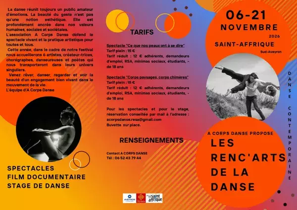 Spectacle "Corps Paysages, Corps Chimère"