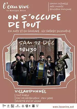 On s’occupe de tout-
Compagnie Les frères locomotives- En mots et en fanfare