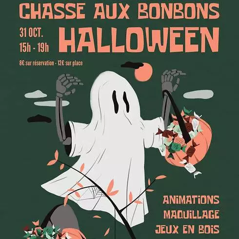La Grande Chasse aux Bonbons- les Jardins de la Castelle